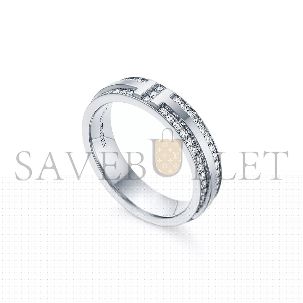 T*f*ny t narrow pavÉ diamond ring 60151464